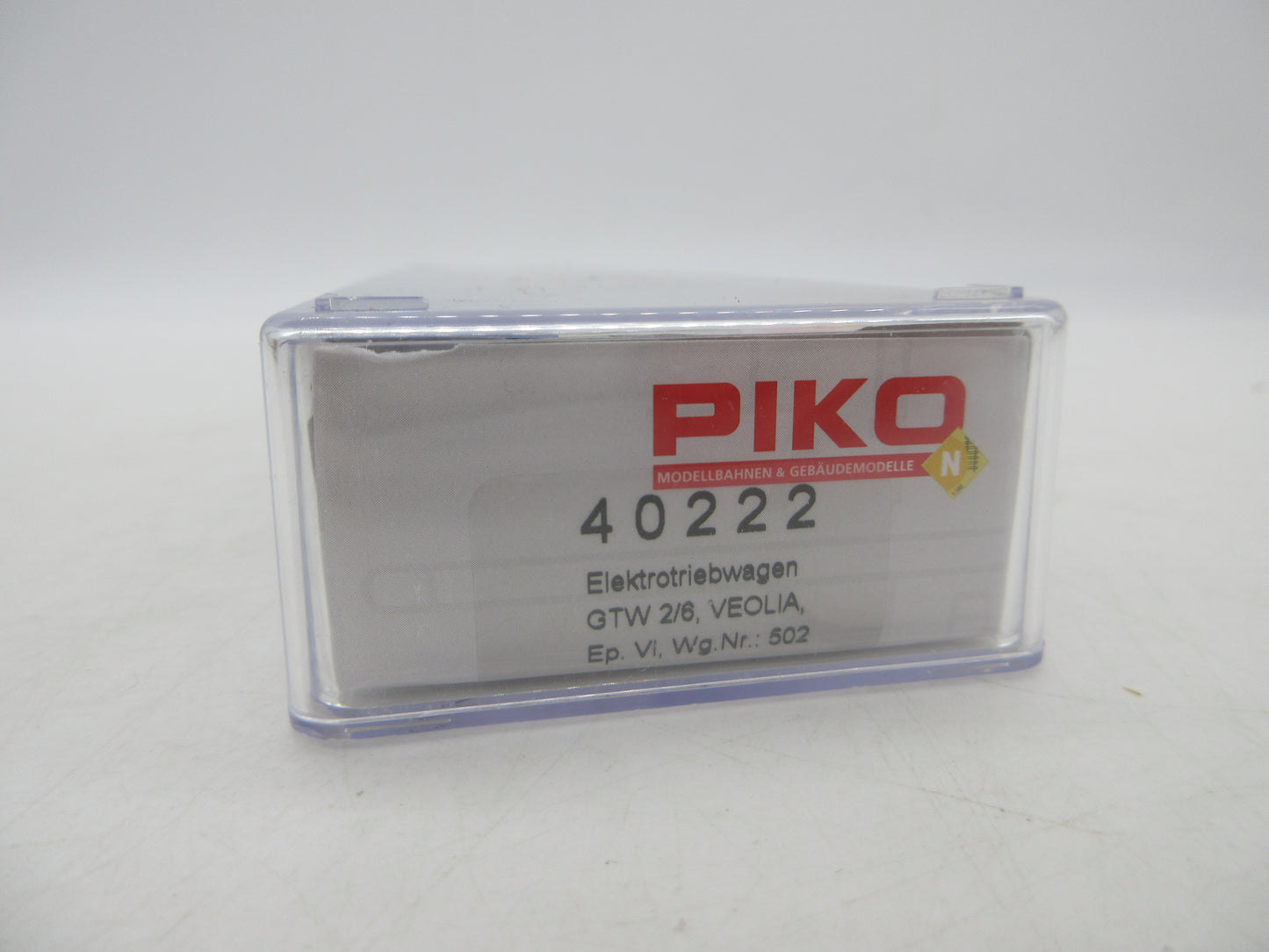 Piko N - 40222 - Elektrisch treinstel Stadler GTW 2/6 van Veolia - Digitaal