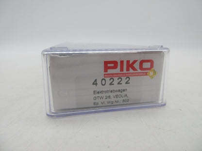 Piko N - 40222 - Elektrisch treinstel Stadler GTW 2/6 van Veolia - Digitaal