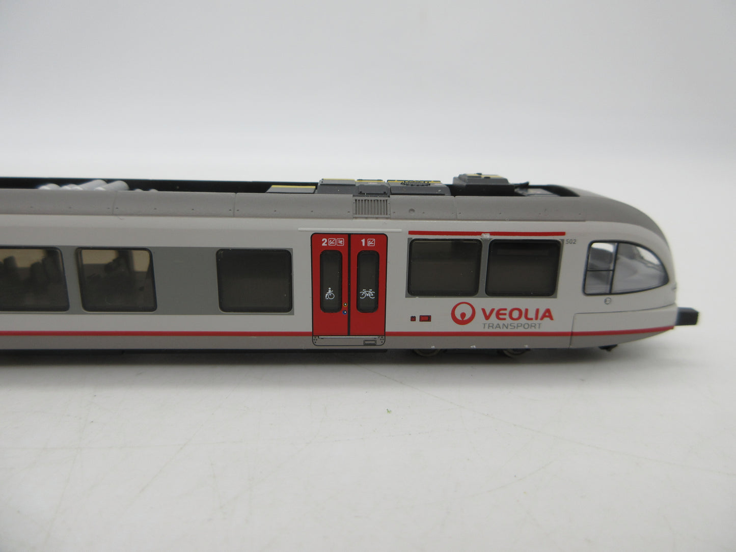 Piko N - 40222 - Elektrisch treinstel Stadler GTW 2/6 van Veolia - Digitaal