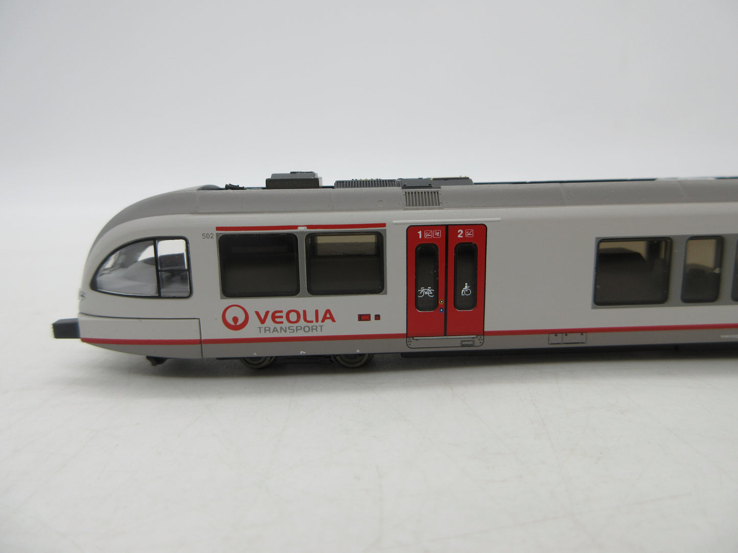 Piko N - 40222 - Elektrisch treinstel Stadler GTW 2/6 van Veolia - Digitaal