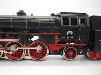 Primex H0 - 3191 - Stoomloc met tender, BR 23 van de DB - Analoog