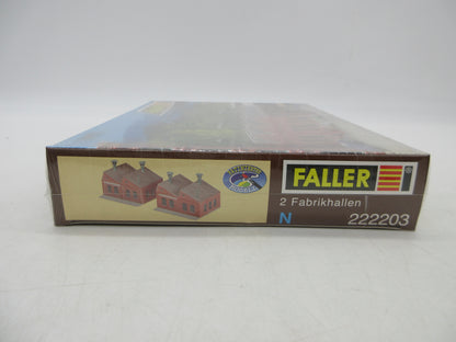 Faller N - 222203 - Bouwpakket 2 fabriekhallen