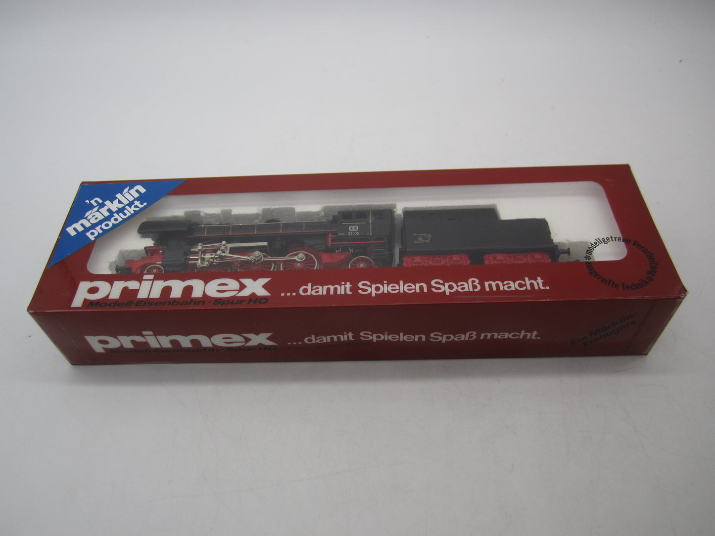 Primex H0 - 3191 - Stoomloc met tender, BR 23 van de DB - Analoog