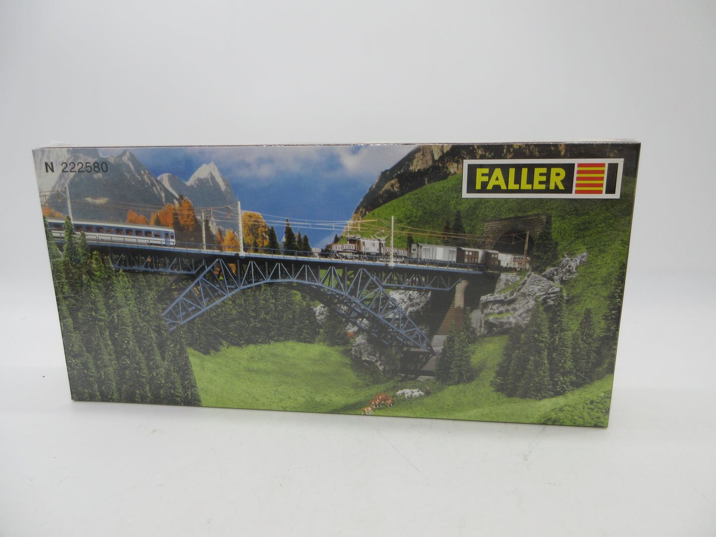Faller N - 222580 - Bouwpakket Bietschtal-brug tweesporig