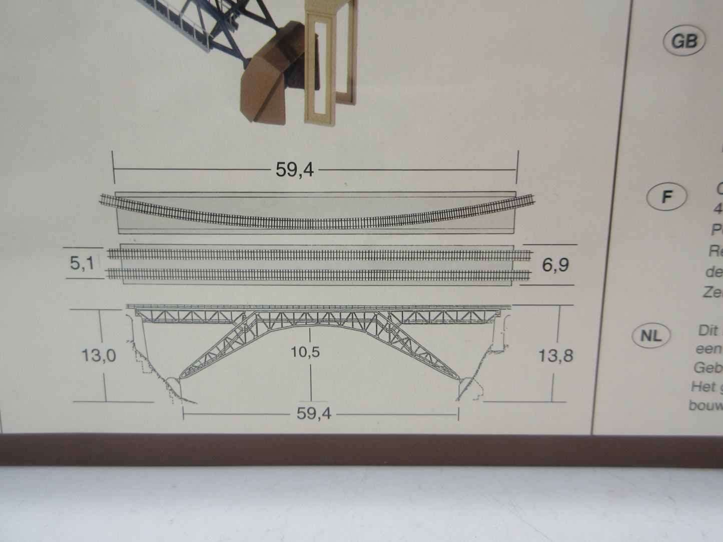Faller N - 222580 - Bouwpakket Bietschtal-brug tweesporig