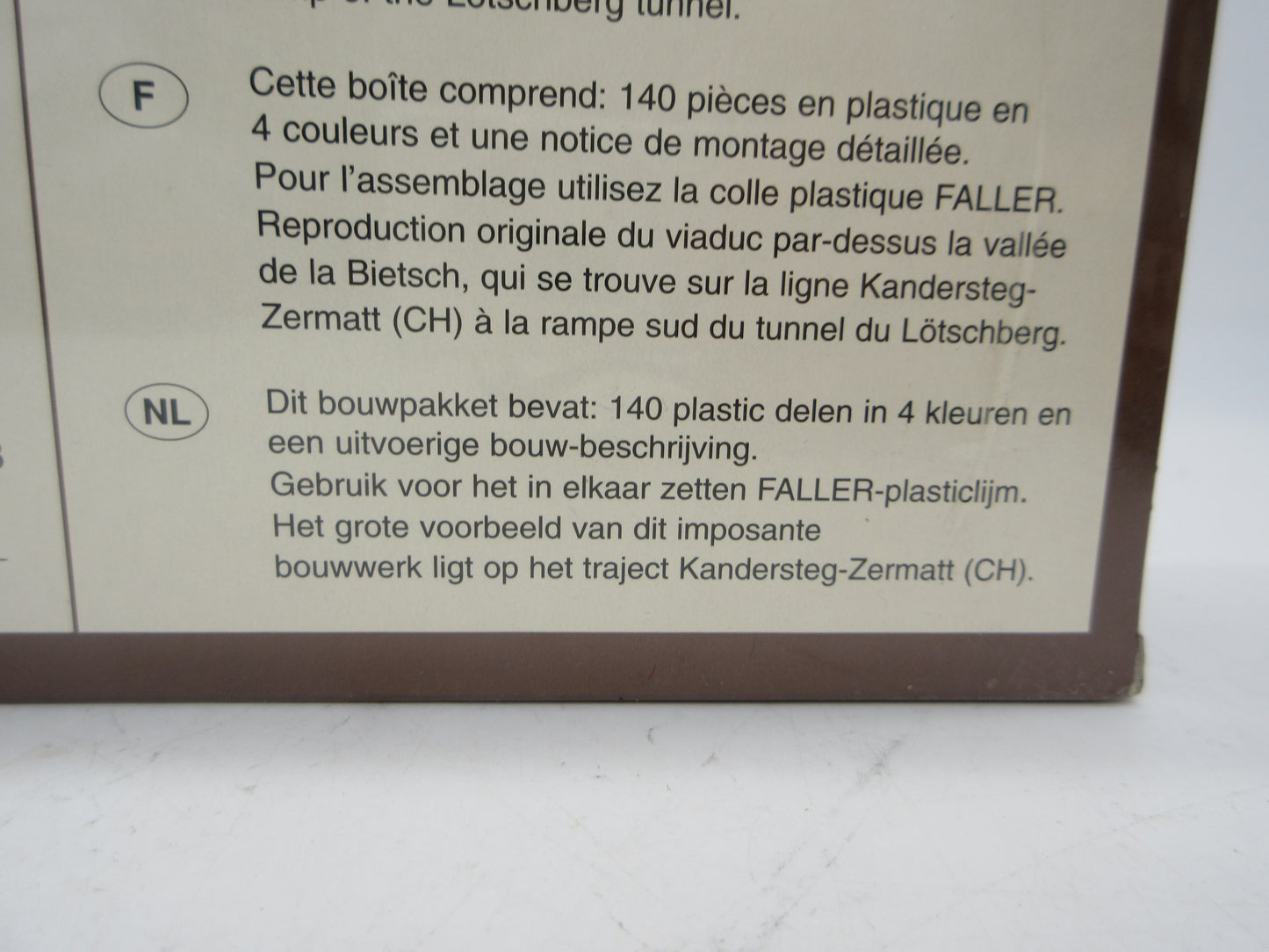 Faller N - 222580 - Bouwpakket Bietschtal-brug tweesporig