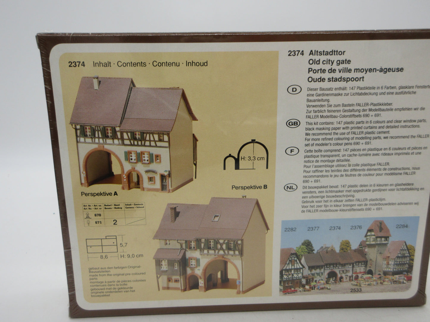 Faller N - 232374 - Bouwpakket Oude stadspoort