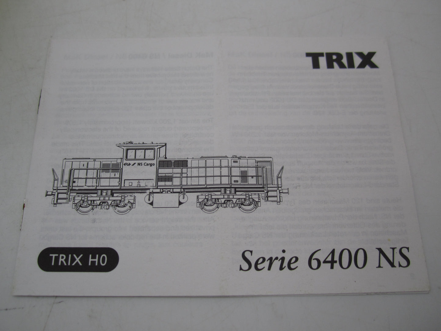 Trix H0 - 22722 - Dieselloc, Serie 6500 van de NS - Digitaal