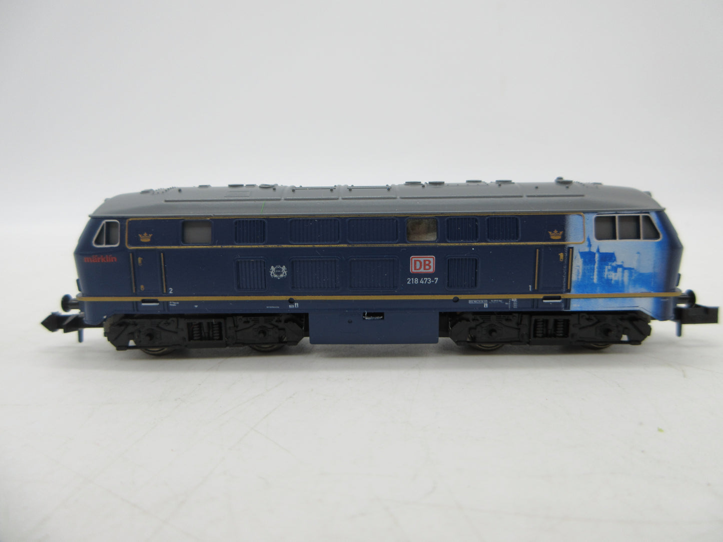 Minitrix N - 12501 - Dieselloc, BR 218 "Koning Ludwig" van de DB - Digitaal