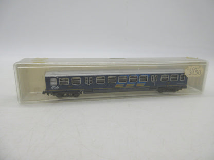 Minitrix N - 51 3129 00 - Personenwagen met verlichting van de NS