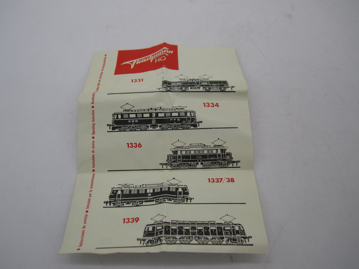 Fleischmann H0 - 1331 - E-loc, BB 12040 "Strijkijzer" van de SNCF, met doos