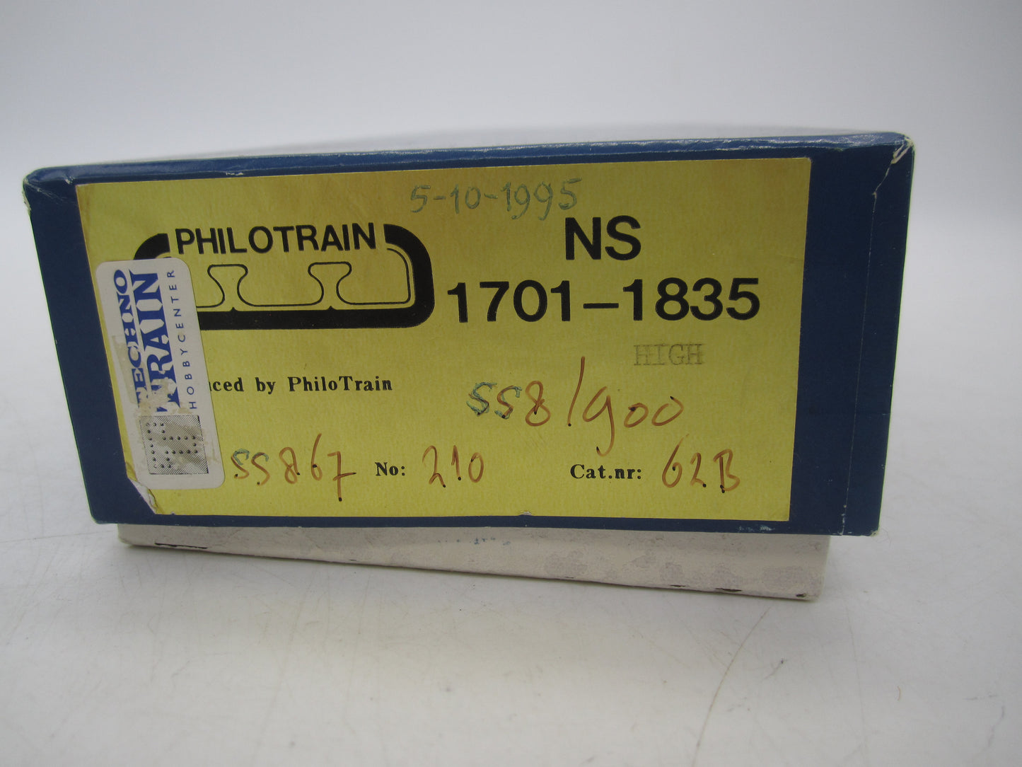 Philotrain H0 - 62B - Stoomloc met tender SS 867 van de NS