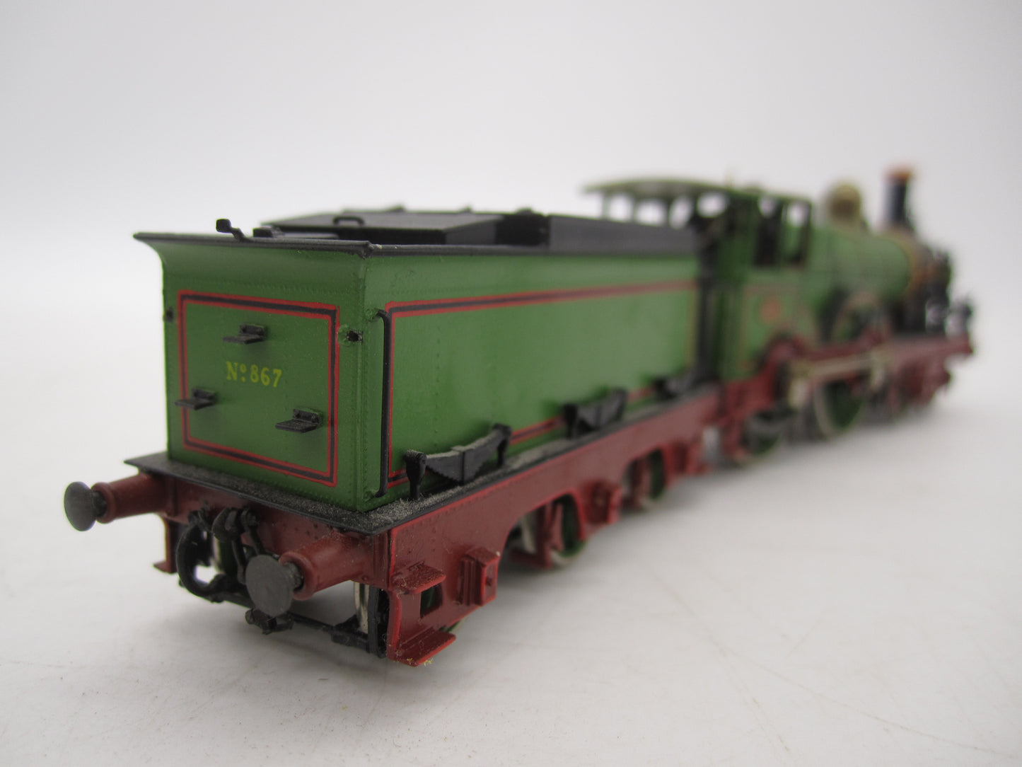 Philotrain H0 - 62B - Stoomloc met tender SS 867 van de NS