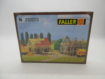 Faller N - 232223 - Bouwpakket: 2 huizen in aanbouw