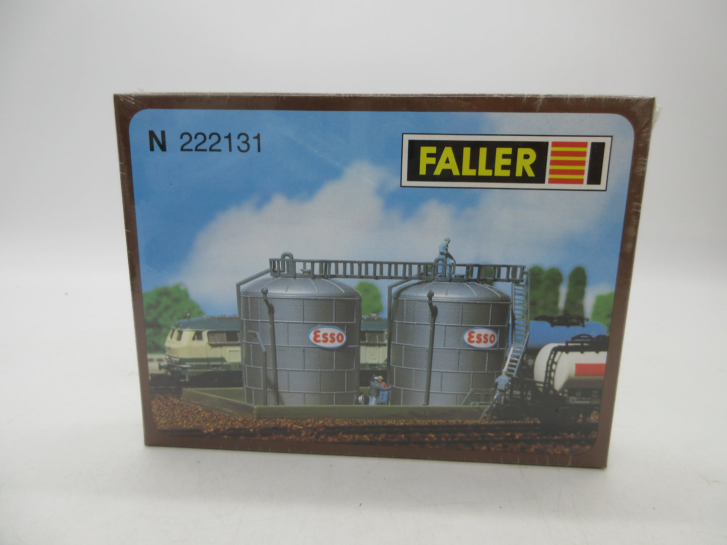 Faller N - 222131 - Bouwpakket: 2 "Esso" opslagtanks
