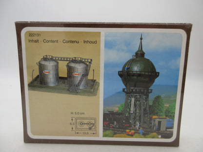 Faller N - 222131 - Bouwpakket: 2 "Esso" opslagtanks