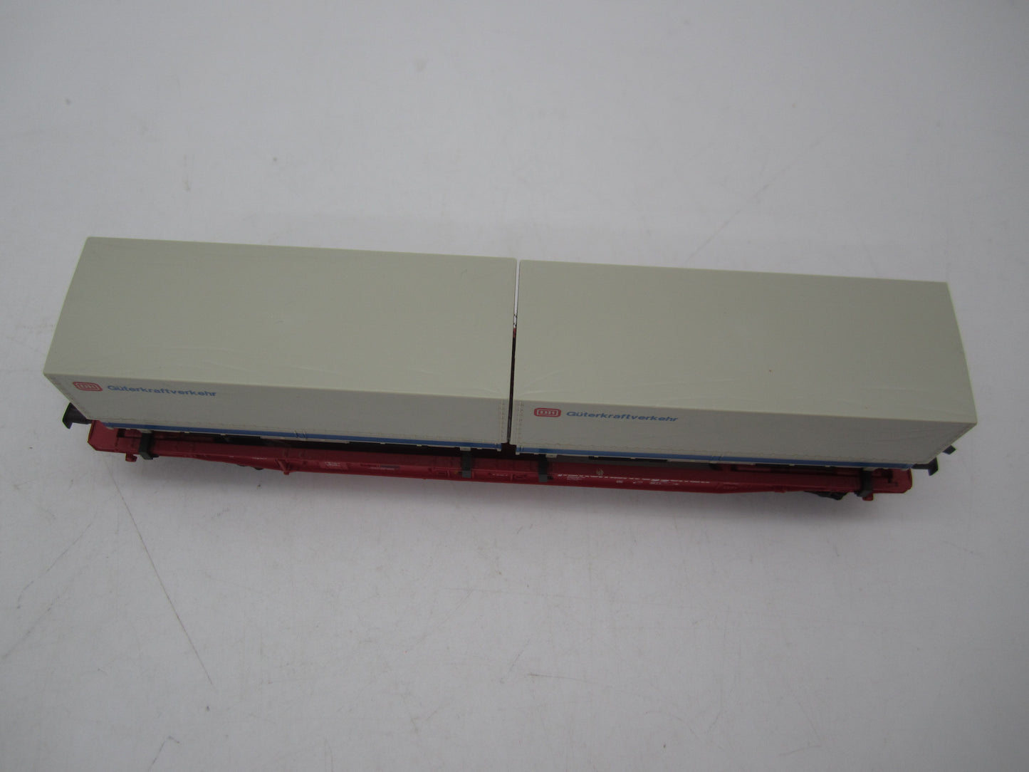 Roco H0 - 46562 - Containerdraagwagen met twee containers van de DB