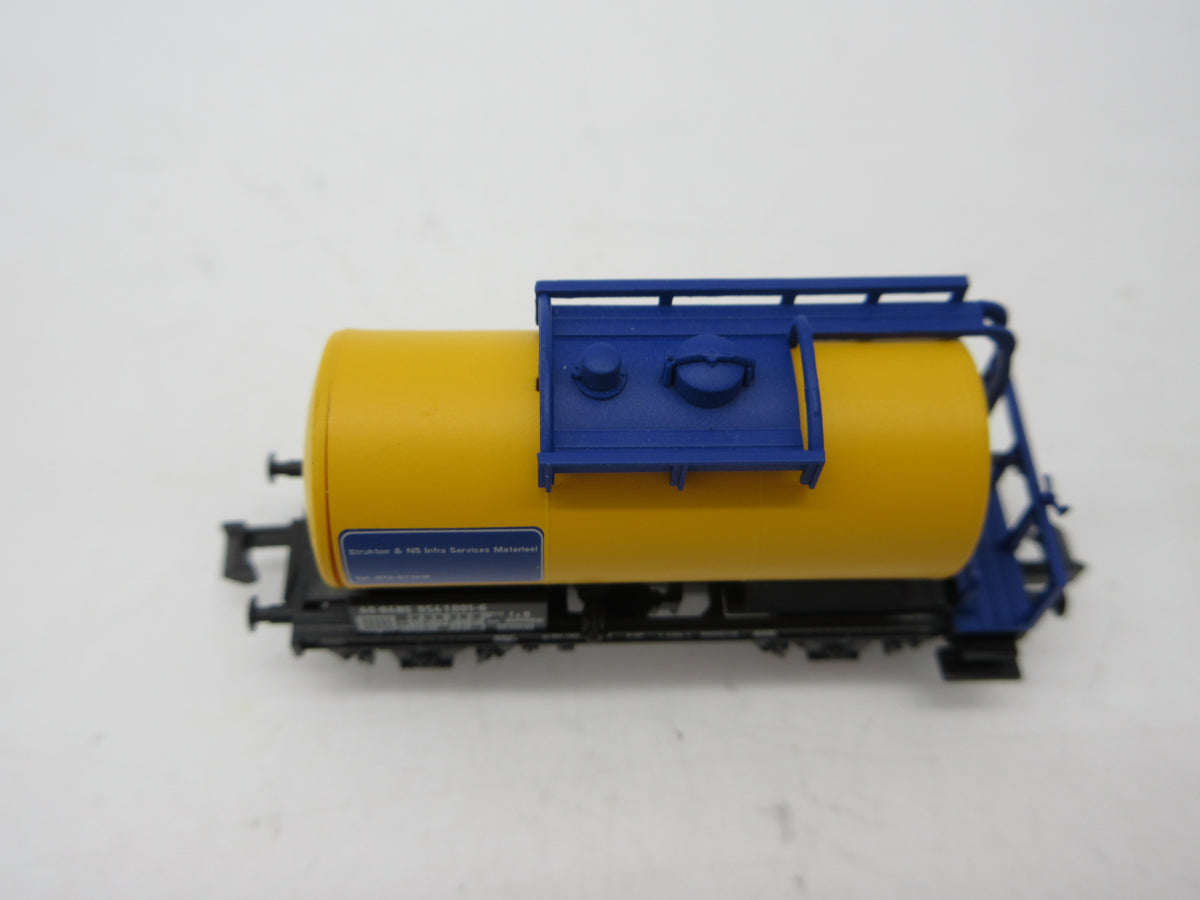 Minitrix N - 15629 - 3-delige set ketelwagen "Strukton" van de NS