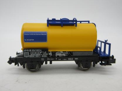 Minitrix N - 15629 - 3-delige set ketelwagen "Strukton" van de NS