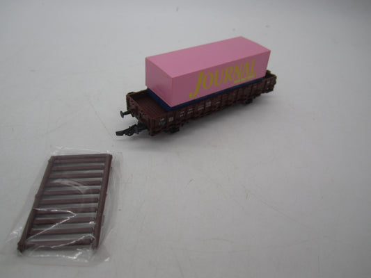 Roco H0 - Rongenwagen met container "Journal" van de DB