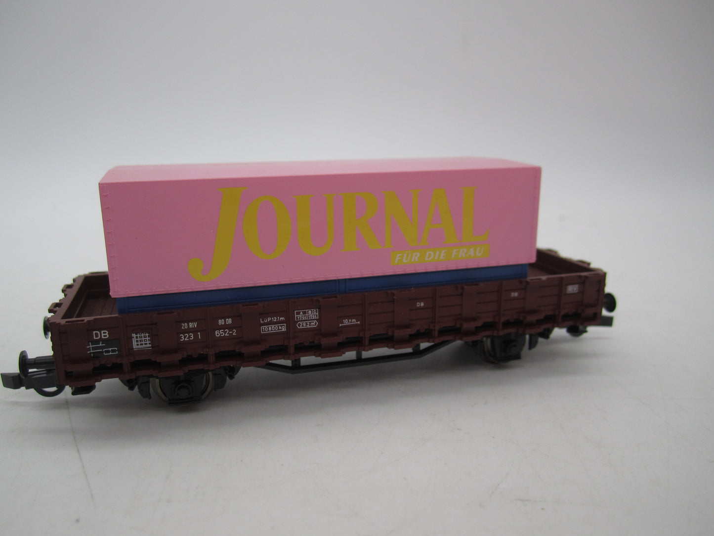 Roco H0 - Rongenwagen met container "Journal" van de DB