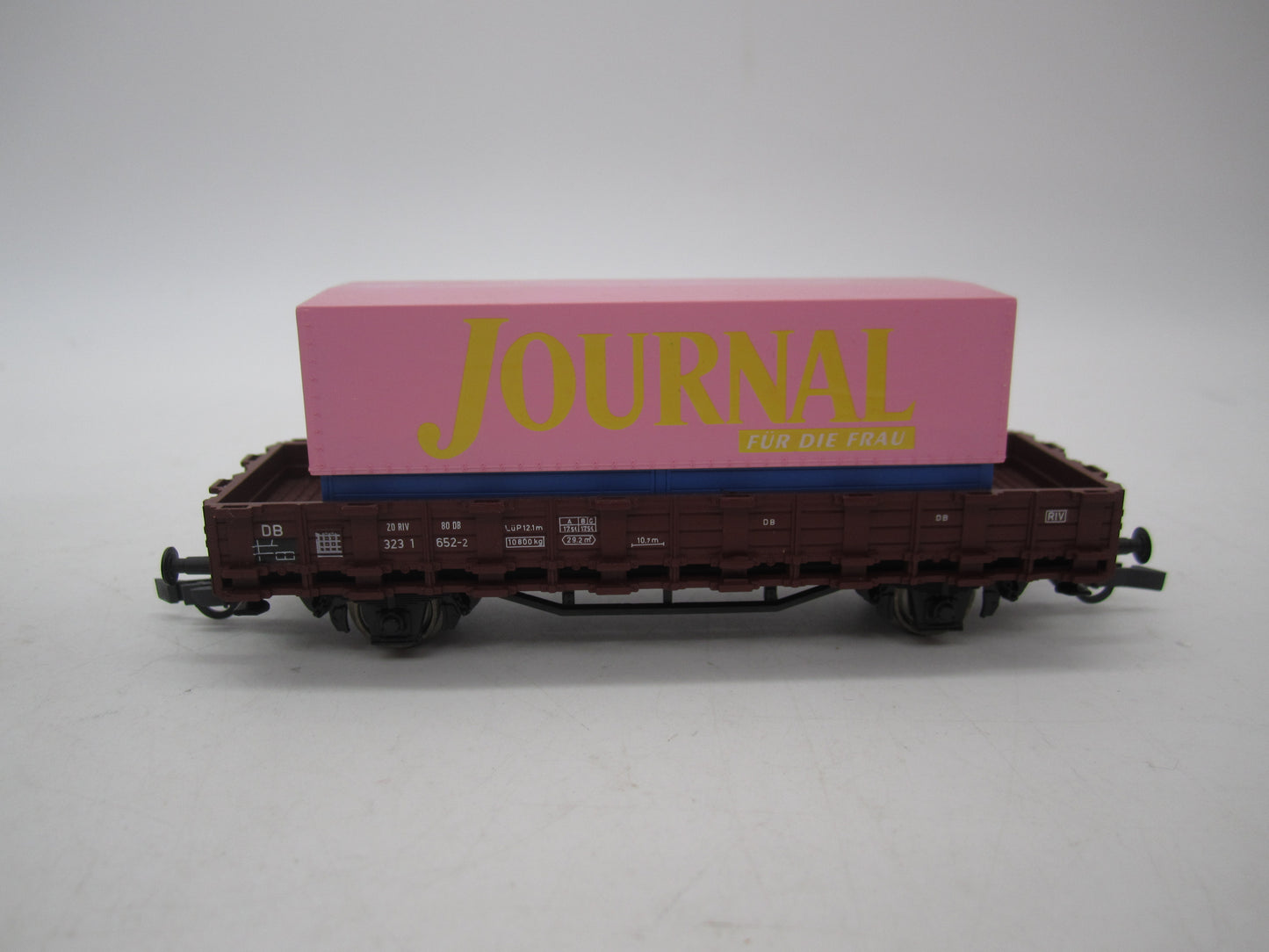Roco H0 - Rongenwagen met container "Journal" van de DB