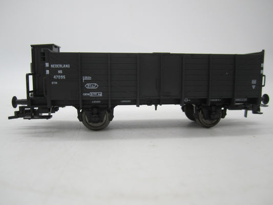 Fleischmann H0 - 5216 NL K - Hogeboordwagen met remmershuis van de NS