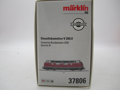 Märklin H0 - 37806 - Dieselloc, V200 van de DB - MFX+/Sound