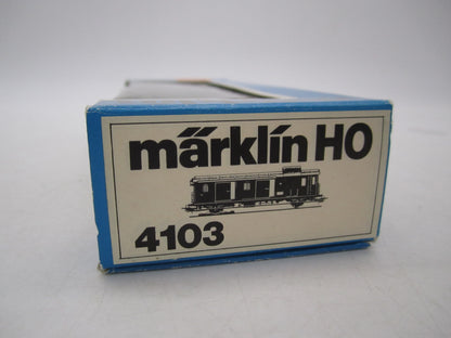 Märklin H0 - 4103 - Bagagerijtuig van de DRG, met sluitlichten
