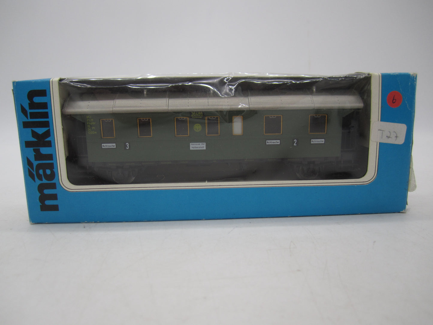 Märklin H0 - 4100 - 2e/3e klas personenrijtuig van de DRG, met verlichting