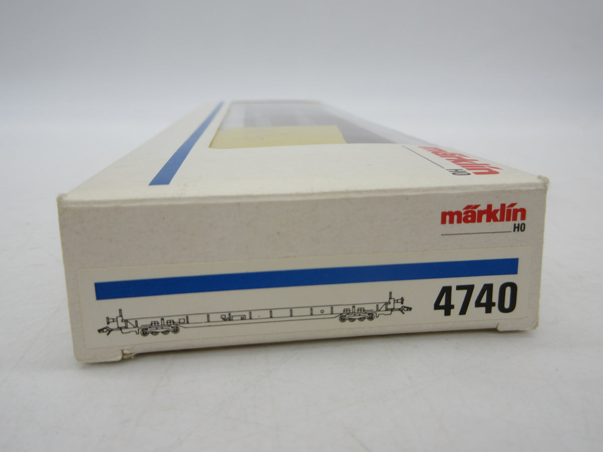 Märklin H0 - 4842 - Lagevloerwagen "Rollende Landstrasse" van de DB