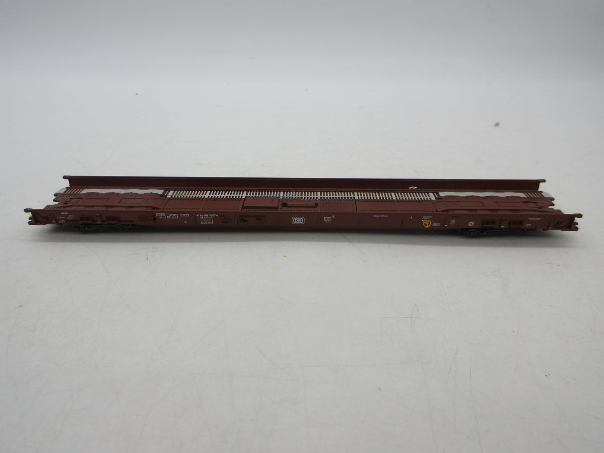 Märklin H0 - 4842 - Lagevloerwagen "Rollende Landstrasse" van de DB