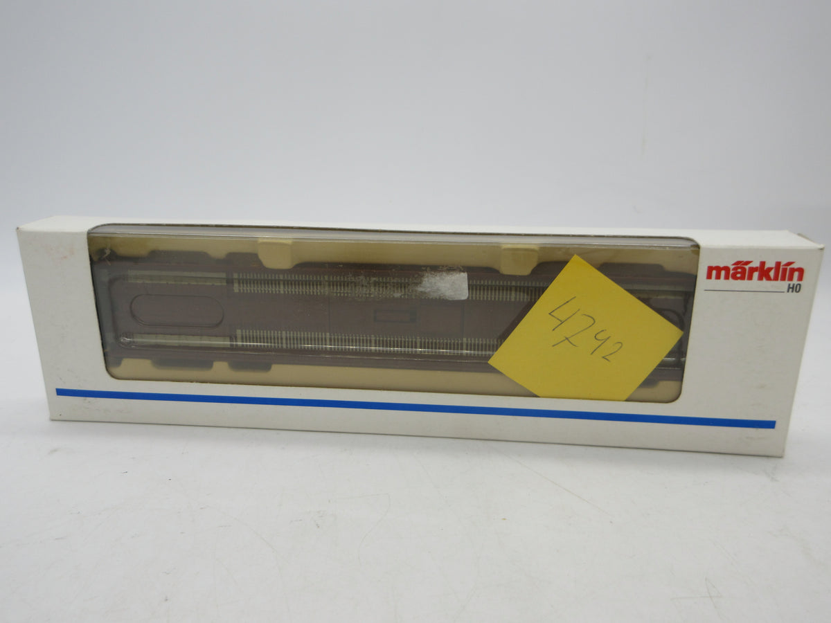 Märklin H0 - 4742 - Lagevloerwagen "Rollende Landstrasse" van de DB
