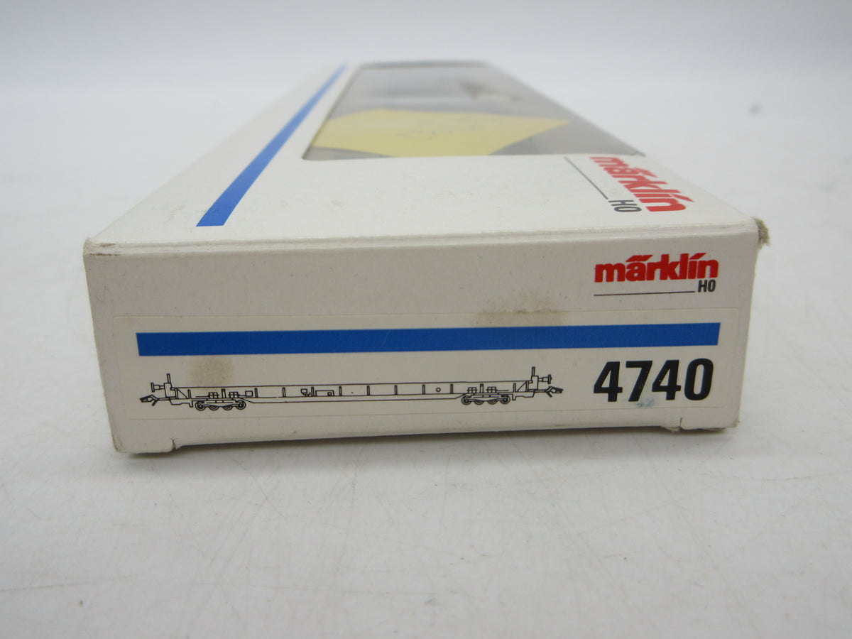 Märklin H0 - 4742 - Lagevloerwagen "Rollende Landstrasse" van de DB