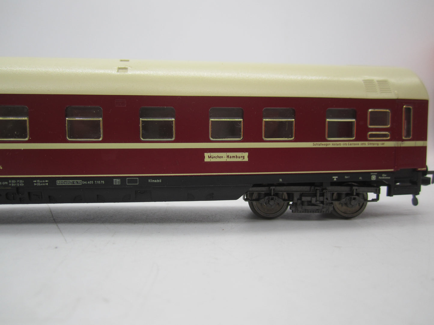 Fleischmann H0 - 5107 - TEN Slaapwagen van de DB, met verlichting