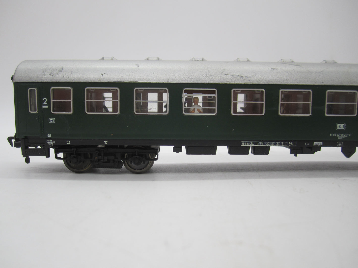 Fleischmann H0 - 5104 - Personenwagen 2e klas van de DB, met verlichting