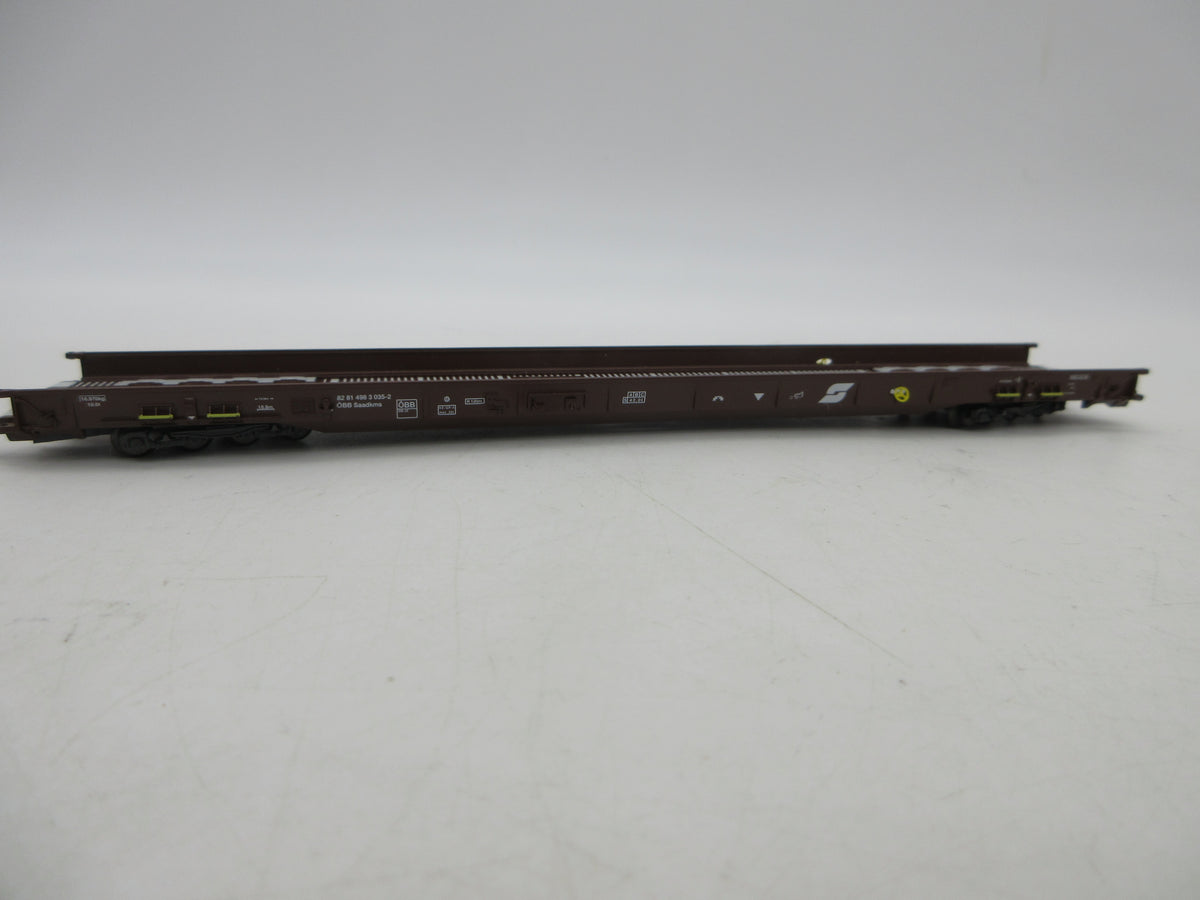Märklin H0 - 84797 1 - Lagevloerwagen "Rollende Landstrasse" van de ÖBB, met vrachtwagen