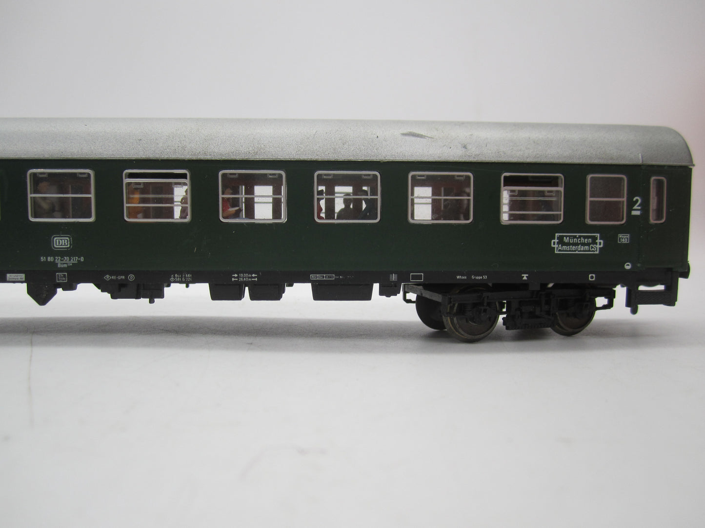 Fleischmann H0 - 5104 - Personenwagen 2e klas van de DB, met verlichting