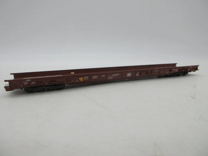 Märklin H0 - 4842 - Lagevloerwagen "Rollende Landstrasse" van de DB, met auto
