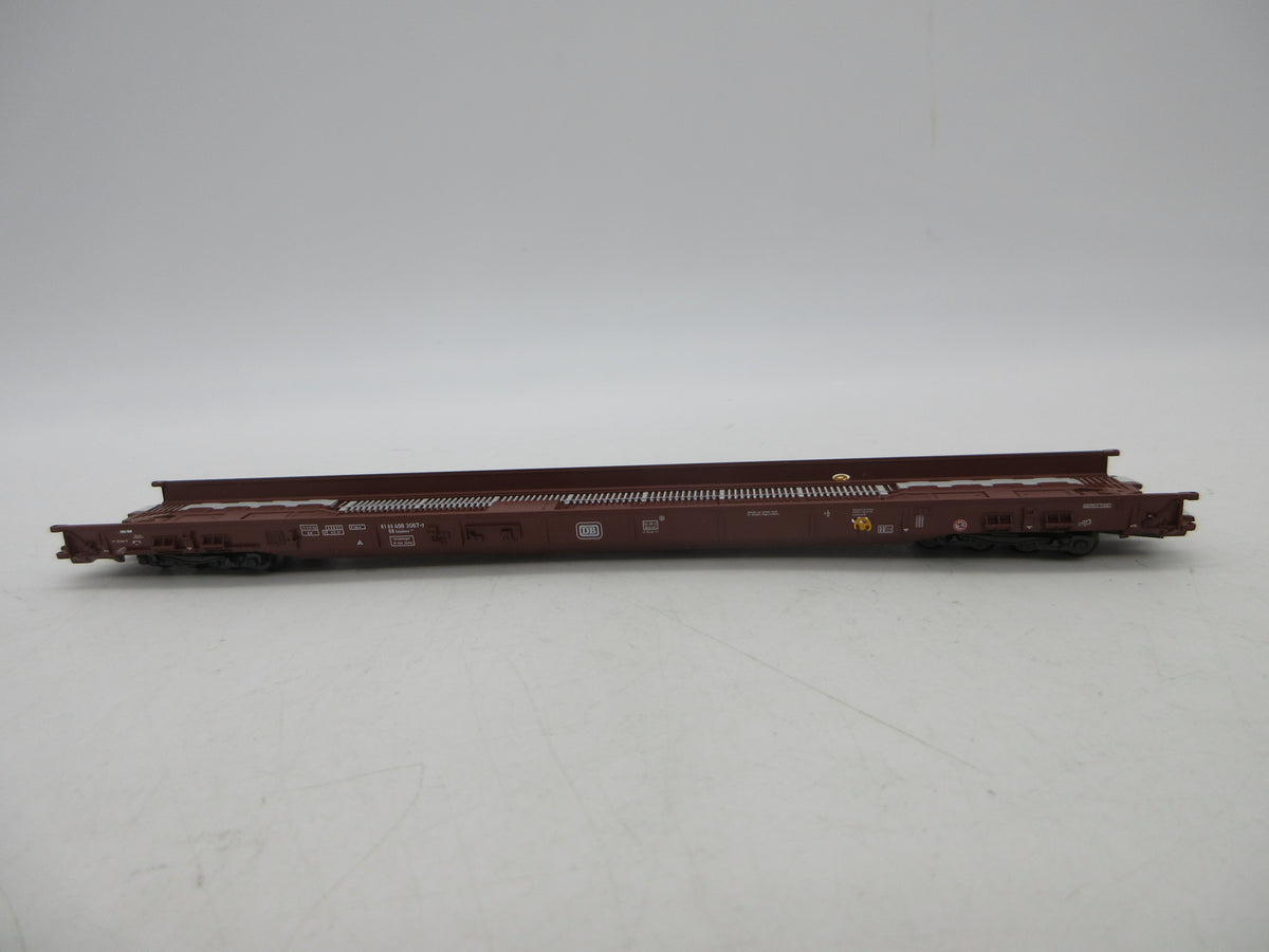 Märklin H0 - 4842 - Lagevloerwagen "Rollende Landstrasse" van de DB, met auto