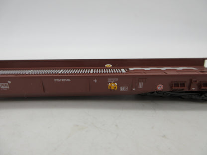 Märklin H0 - 4842 - Lagevloerwagen "Rollende Landstrasse" van de DB, met auto