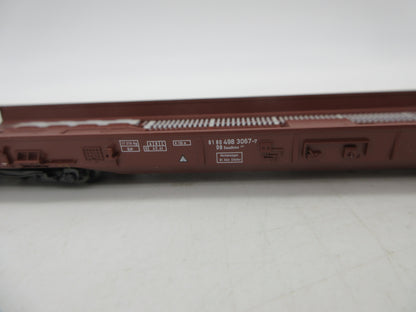Märklin H0 - 4842 - Lagevloerwagen "Rollende Landstrasse" van de DB, met auto
