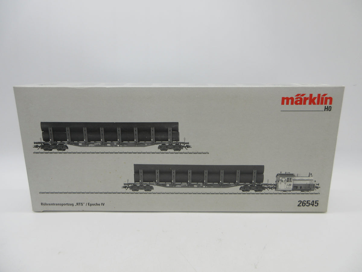 Märklin H0 - 26545 - Treinset buizentransport met Köf van de RTS - Digitaal