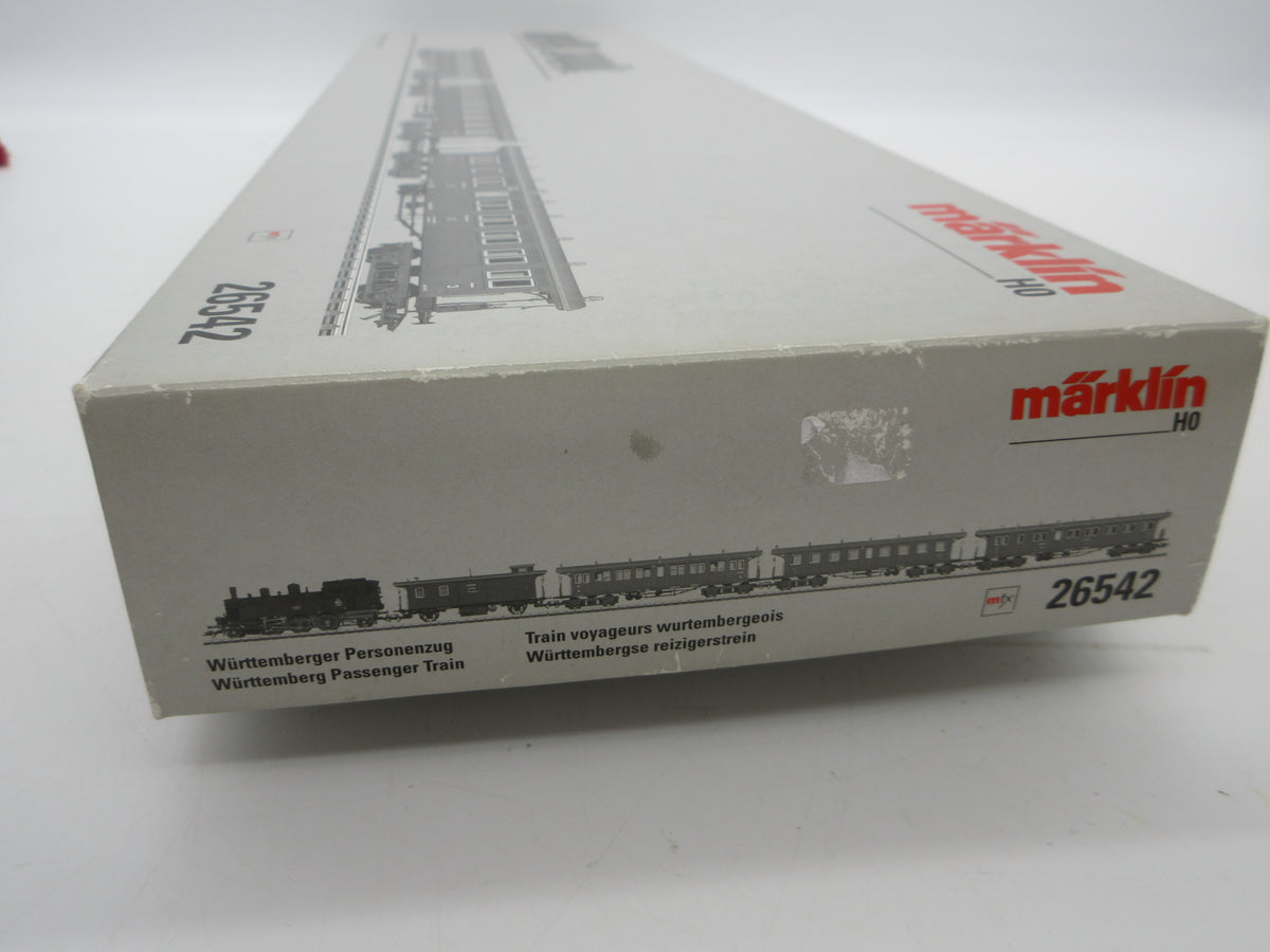 Märklin H0 - 26542 - Treinset Württembergse personentrein met T5 van de K.W.St.E. - Digitaal MFX
