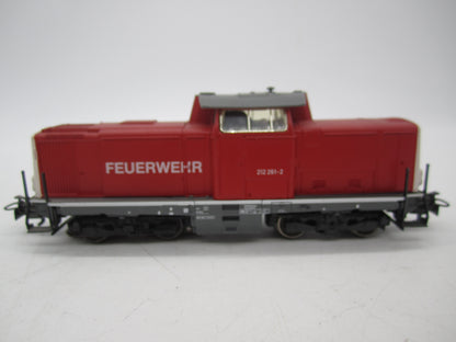 Märklin H0 - Uit set 29750 - Dieselloc, BR 212 "Feuerwehr" van de DB - Digitaal