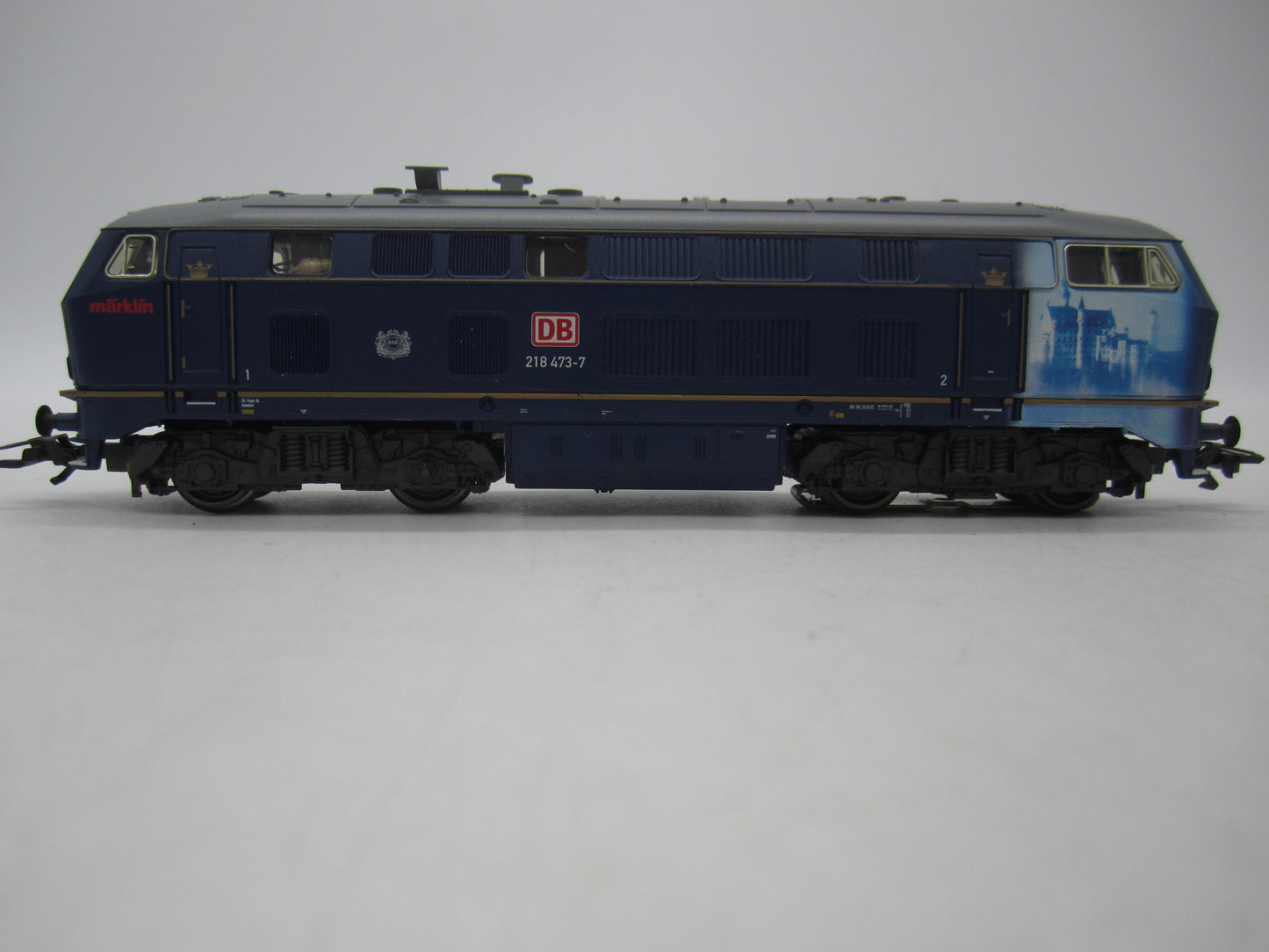 Märklin H0 - Uit set 26526 - Dieselloc, BR 218 "Musical Ludwig II" van de DB - Digitaal/Tyfoon