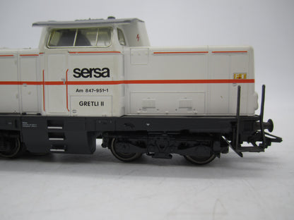 Märklin H0 - Uit set 28462 - Dieselloc, Am 847 "Sersa" van de SBB - Delta