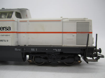 Märklin H0 - Uit set 28462 - Dieselloc, Am 847 "Sersa" van de SBB - Delta
