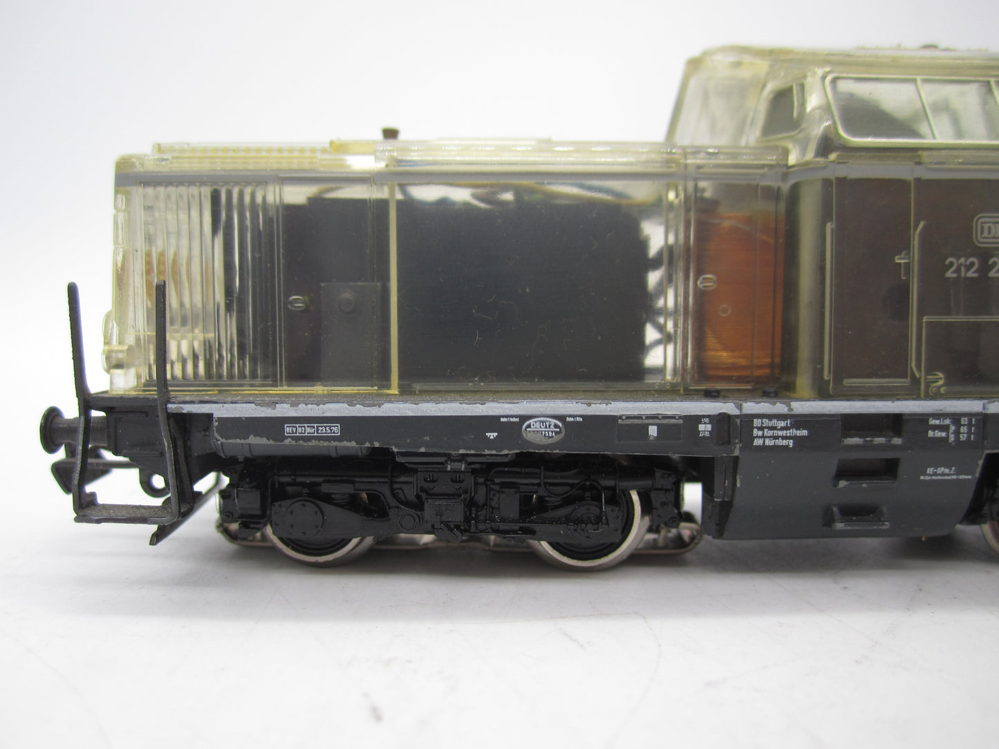 Märklin H0 - 3772 - Dieselloc, BR 212, transparant van de DB - Digitaal