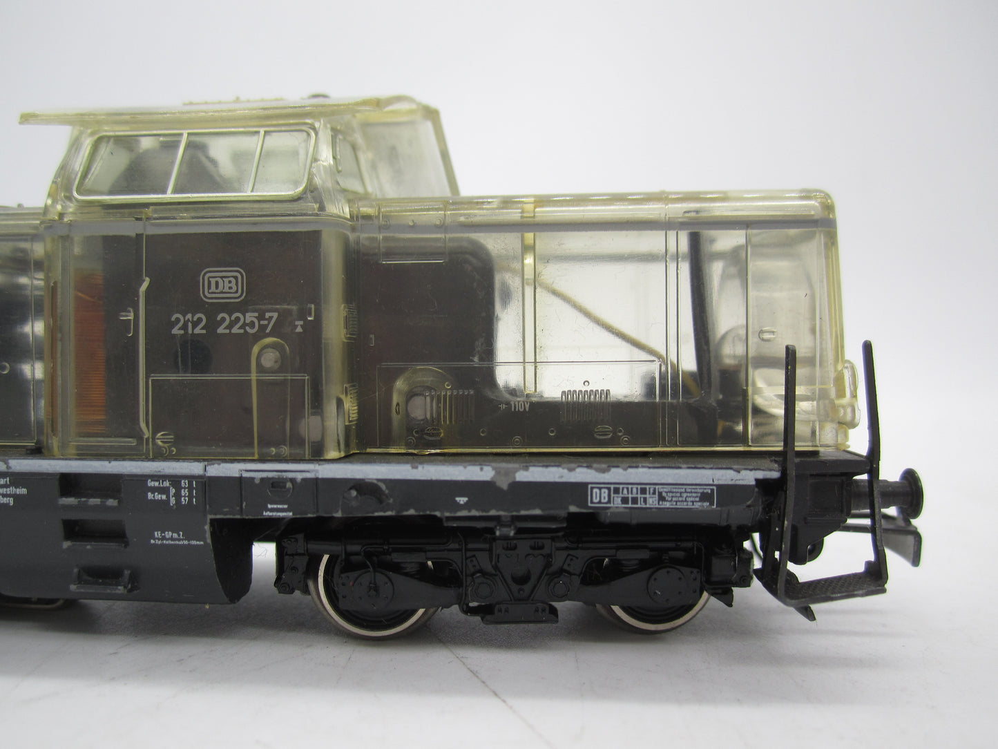 Märklin H0 - 3772 - Dieselloc, BR 212, transparant van de DB - Digitaal